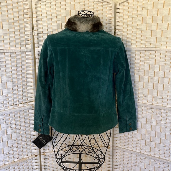 ✅🆕 leather,genuine , soft suede Lewis classic jacket/ coat. Size: XS - Picture 10 of 13